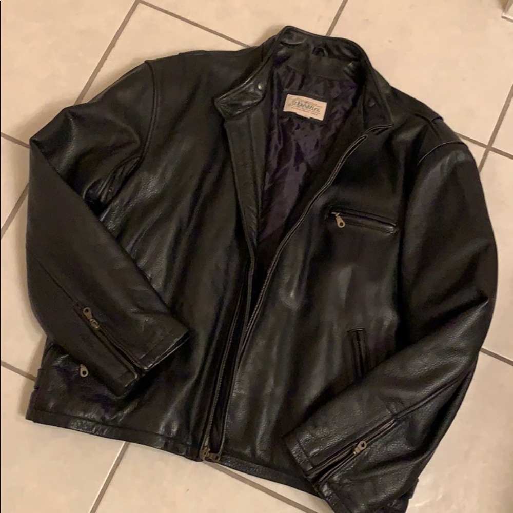 St.John’s Bay leather riding insulated jacket XXL